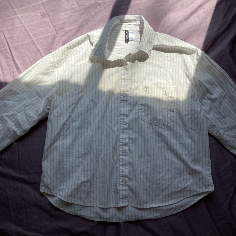 H&M Striped Button Up Shirt